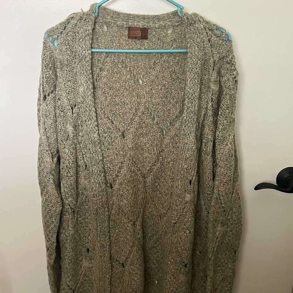 POL Cable Knit Cardigan